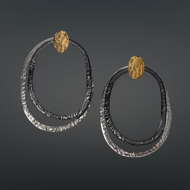 Textures earrings 35